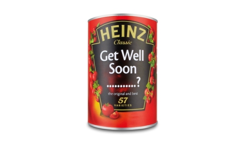 Heinz get well soon can